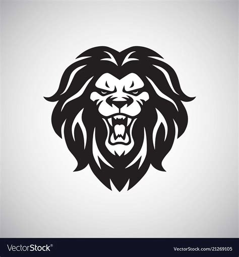 Roaring Lion Silhouette SVG