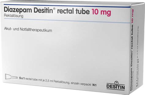 Diazepam Desitin® Rectal Tubes Desitin Arzneimittel Gmbh