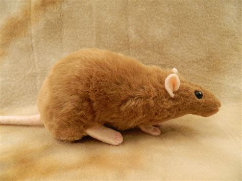 Fawn Rat Plushie | Citrine Mouse