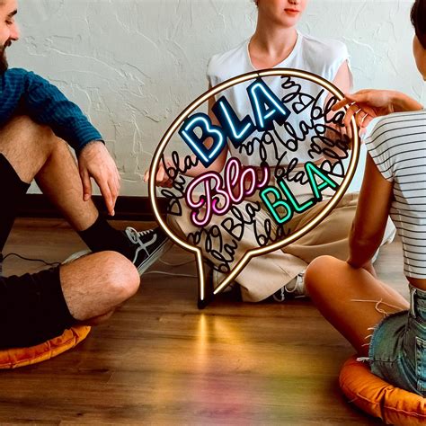 LED Decor | Bla Bla Neon Wall Art – Hoagard.co