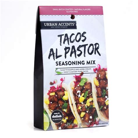 Urban Accents Mexican Al Pastor Seasoning Mix Chicken Spice Tacos Main Dish 1 Oz