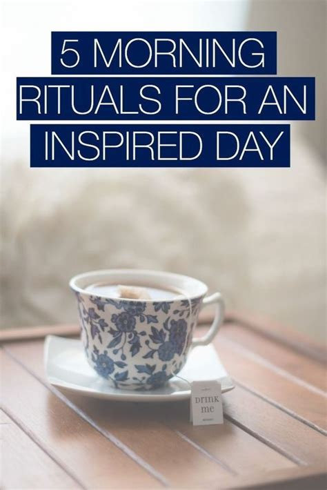 5 Daily Morning Rituals For An Inspired Day Miracle Morning Morning