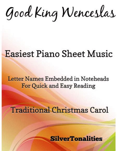 Good King Wenceslas Easiest Piano Sheet Music Arr SilverTonalities