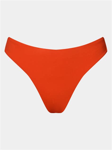 Tommy Hilfiger Dół od bikini UW0UW05083 Czerwony Modivo pl