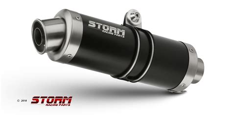 Scarico HONDA CB 125 F Storm Gp Inox Nero H 088 LXSB Storm