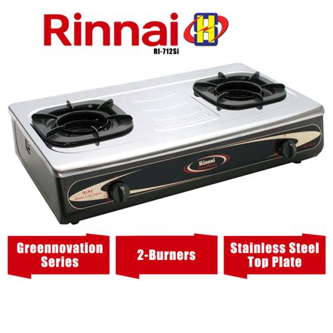 Rinnai Gas Cooker 72cm 2 9kW Stainless Steel Top Plate Intensive