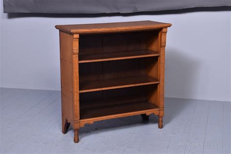 Late Victorian Oak Open Bookcase Antiques Atlas