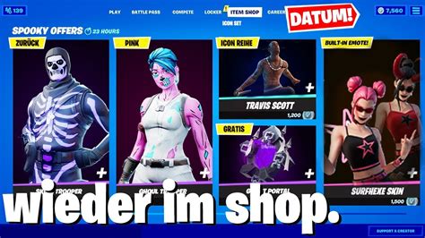 seltene OG SKINS 2021 zurück in ITEM SHOP kommen POKI Travis