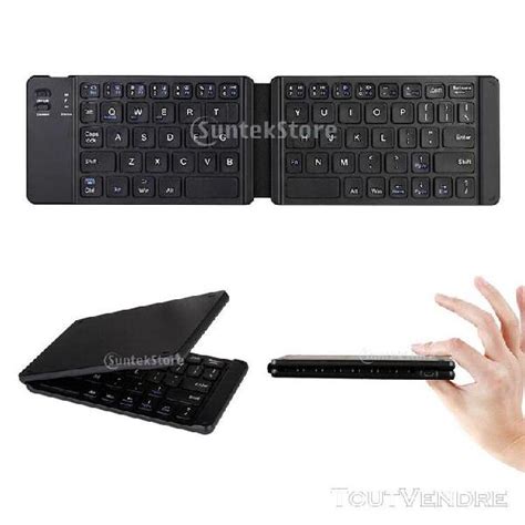 Clavier Bluetooth Pliable Ultra Fin Pour Tablette Laptop Des En France