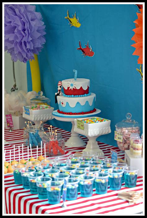 Dr Seuss Birthday Party Ideas Photo Of Catch My Party