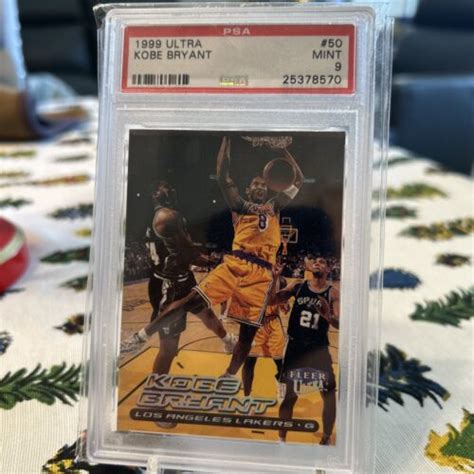 1999 ULTRA KOBE BRYANT 50 PSA 9 MINT LAKERS LEGEND HOF LOW POP EBay