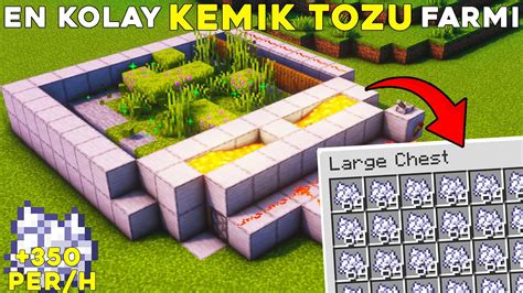 Yapimi Kolay Kem K Tozu Farmi Minecraft Kemik Tozu Farm Nas L