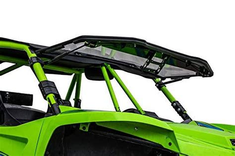 SuperATV Scratch Resistant Flip Up Windshield For 2018 Wildcat XX 2020