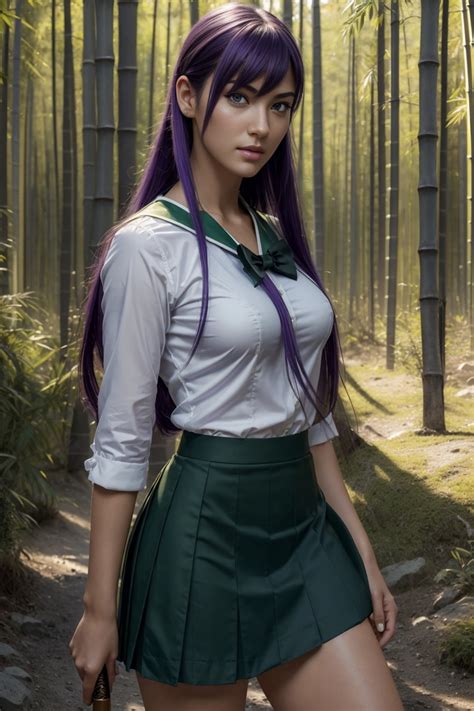 Saeko Busujima Highschool Of The Dead Anime Fandoms High