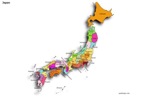 Japonya Haritasi