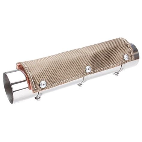 Design Engineering 010450 Titanium Pipe Shield 6" x 1' Exhaust Heat ...