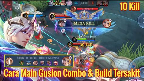 Cara Main Gusion Ketika Di Rusuh Abis Abisan Gusion Best Build