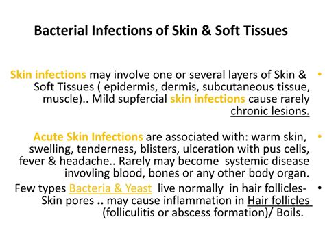 Ppt Bacterial And Fungal Skin Soft Tissue And Muscle Infections