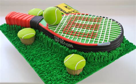 Tennis Racket Cake