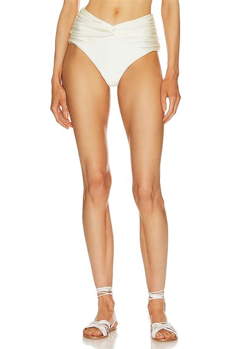 Patbo V Shape Bikini Bottom In White Revolve