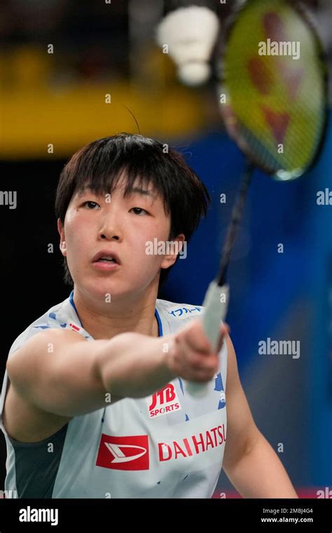 Japan S Akane Yamaguchi Returns A Shot Against China S Wang Zhi Yi