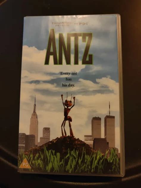 Antz Vhs Video Cassette Big Box Rental Dreamworks Free Postage £10