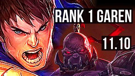 Garen Vs Sion Top Rank 1 Garen 11 2 7 Legendary 400 Games Tr