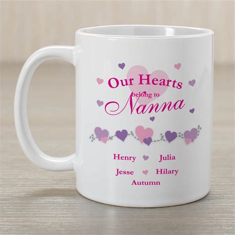 Our Hearts Personalized Mug Tsforyounow