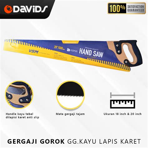 Jual Gergaji Tangan Graji Kayu Geraji Belah Potong Pemotong Teflon 18