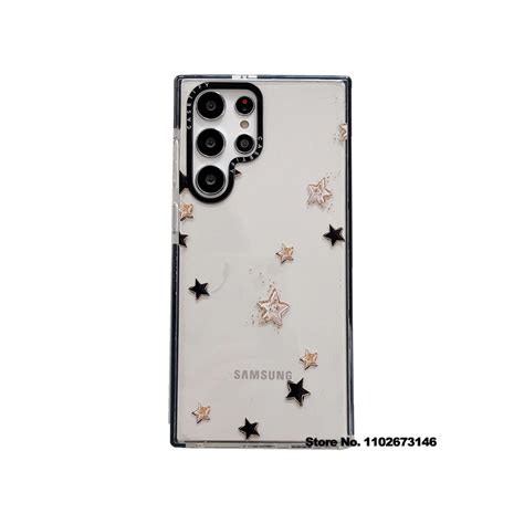 Casetify Multiple Stars Tpu Phone Case For Samsung S20 S23 S22 S21 Plus S22 Ultra Fashion