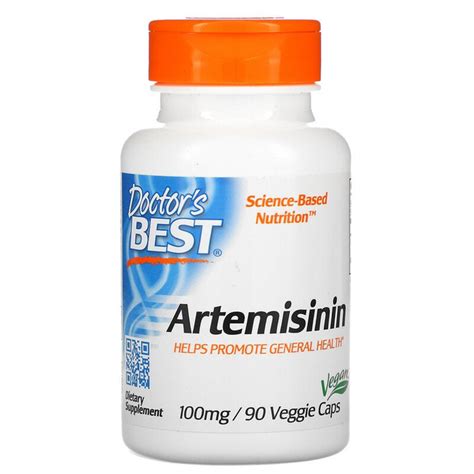 Артемизин (артемизинин), Doctor's Best, 100 мг, 90 капсул, (DRB-00170 ...