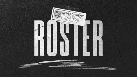 La Kings Announce Roster And Schedule For 2023 Development Camp Los