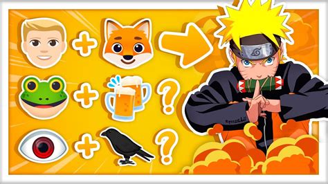 NARUTO EMOJI QUIZ Guess The Naruto Character Naruto Naruto