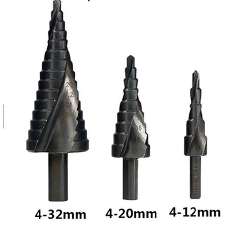 Jual Mata Bor Pagoda Titanium Nitride Multi Step Cone Drill Hss Coating