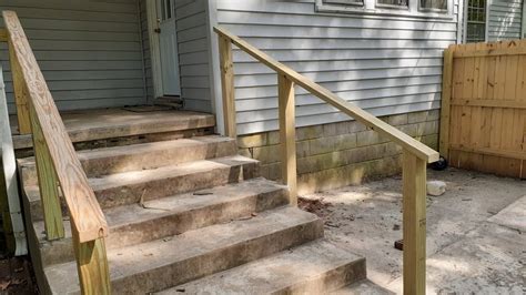 How To Install Railing On Concrete Porch Railings Design Resources