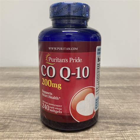 Puritans Pride Coq Mg Softgels Fast Shipping Ebay