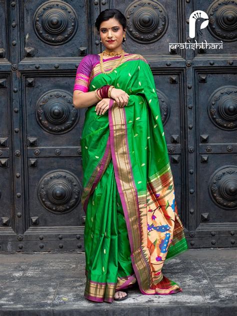 Woven Green Fancy Paithani Saree