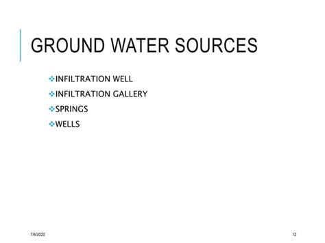 Basics Of Water Supply And Sanitation Engineering Ppt