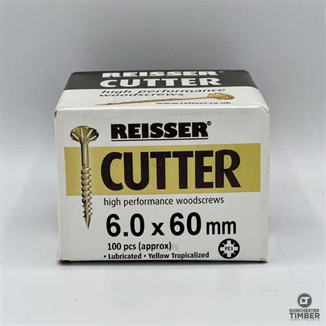 Reisser Cutter Wood Screws 60 X 60mm 200pcs Dorchester Timber