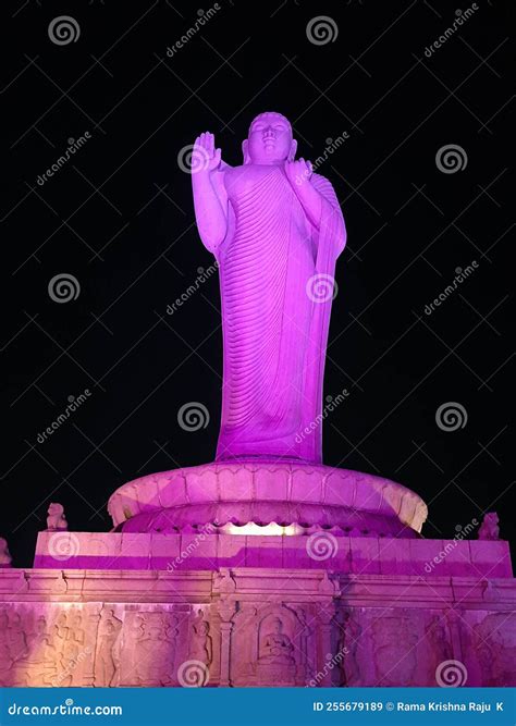 Lord Buddha Statue Hussain Sagar Hyderabad India Stock Image Image