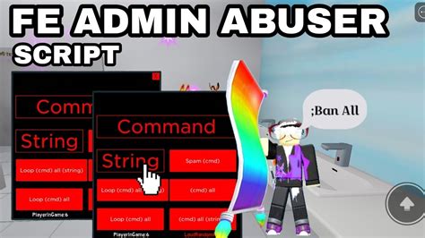 [ Op ] Roblox Fe Admin Abuser Commands Script Free Admin Hydrogen Fluxus Delta Arceus X Mobile