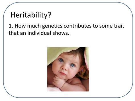 Lecture 3 Quantitative Traits And Heritability Full Ppt