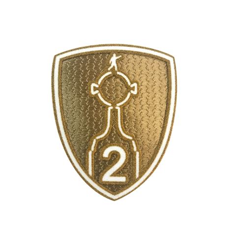 PATCH 2 TITULOS LIBERTADORES 2022 OFICIAL CONMEBOL KIT CLUB