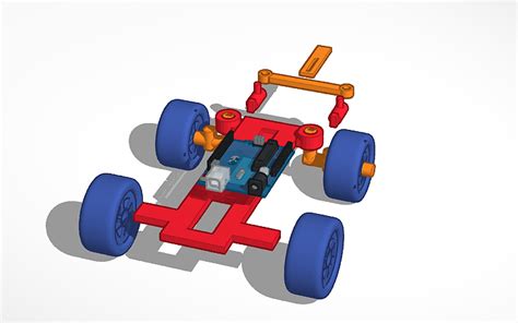 3d Design Arduino Car Chassis Design Tinkercad