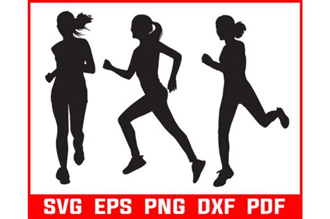 Silhouette Runner Svg Graphic By Fashionzonecreations Creative Fabrica