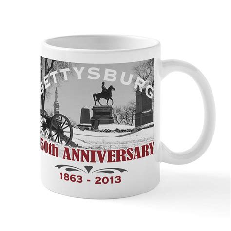 Cafepress Civil War Gettysburg 150 Anniversary Mug 11 Oz Ceramic Mug Novelty Coffee Tea