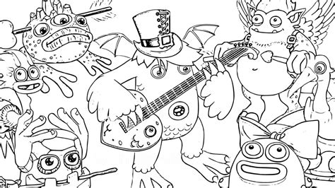 Desenhos De My Singing Monsters Para Colorir E Imprimir Colorironline