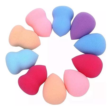 Kit C 60 Esponjas Maquiagem Tipo Beauty Blender Atacado Top Mercado