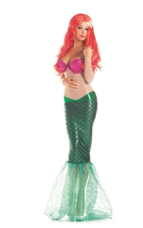 Sexy Sweet Mermaid Adult Womens Costume New Medium Size 8 12 Green Ebay