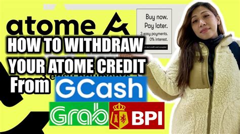 Paano Ma Withdraw Ang Credit Limit Sa Atome Card Step By Step Tutorial